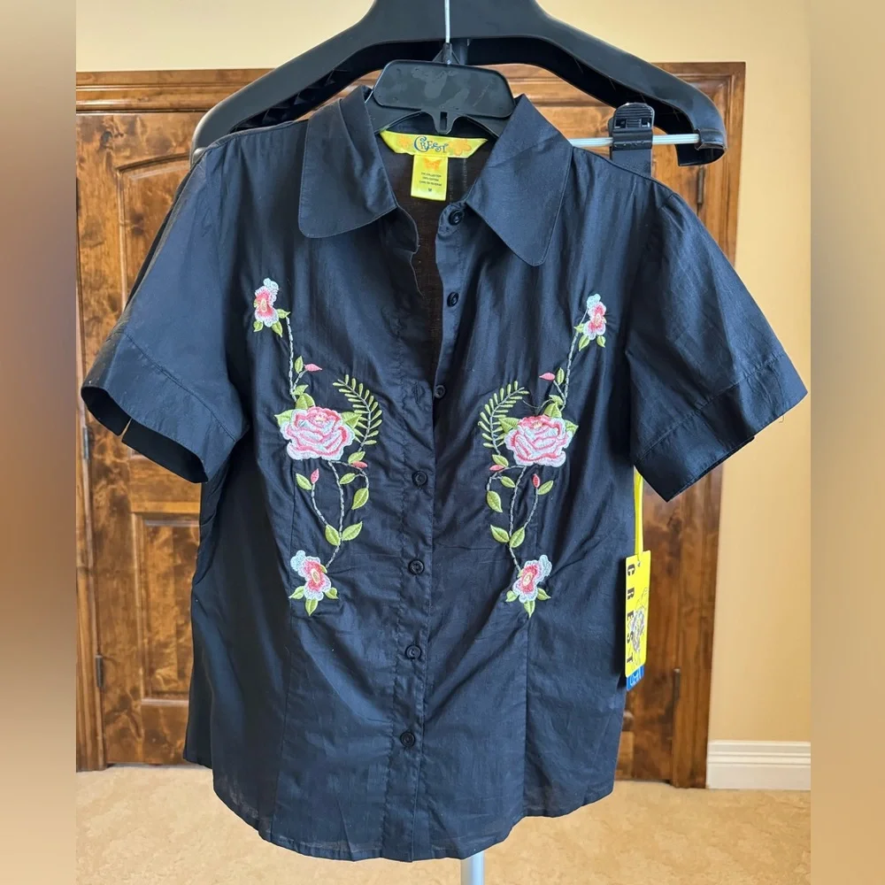 NWT Crest bottom down shirt size M - Picture 1 of 3